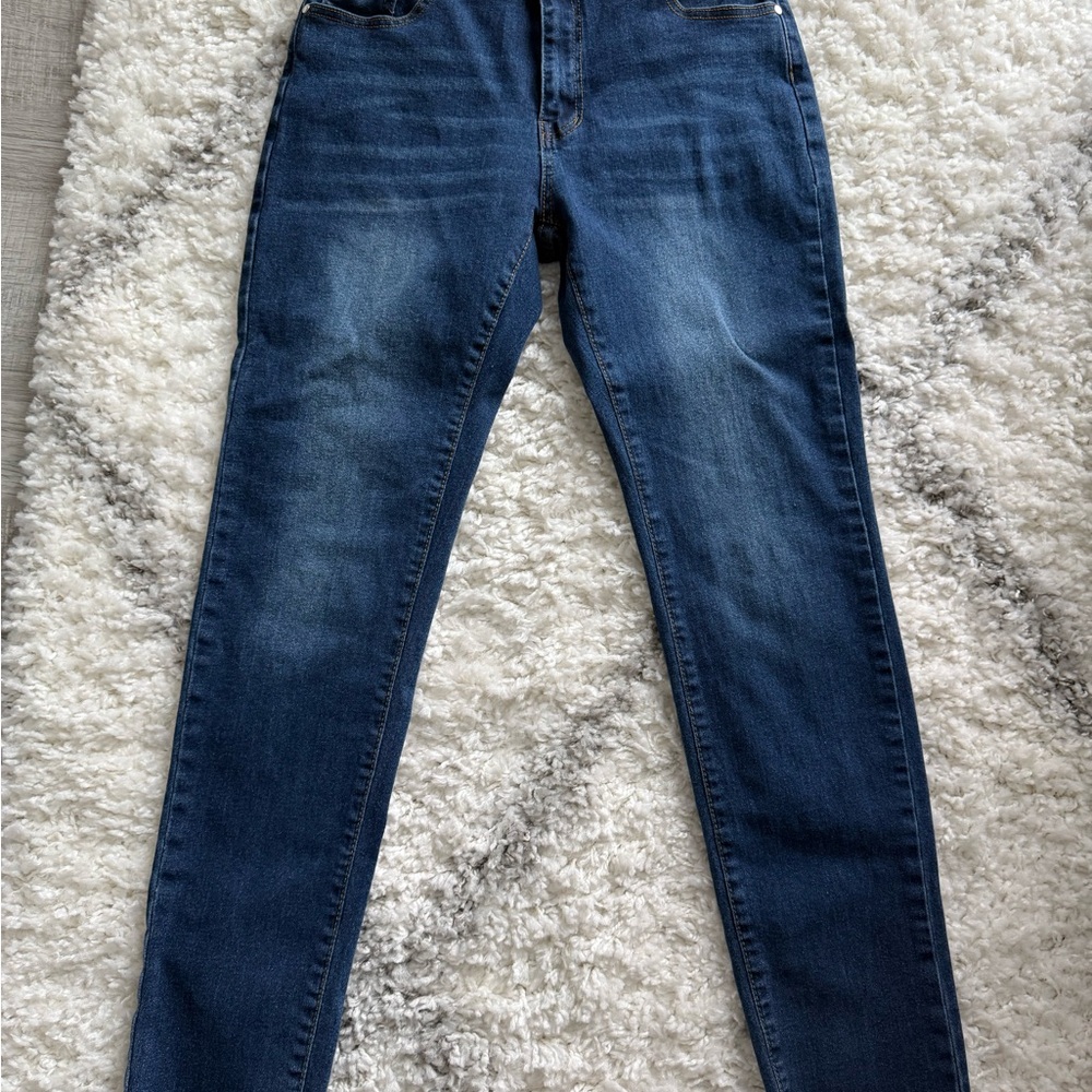 Fashion Bug Women's Dark Blue Skinny Jeans